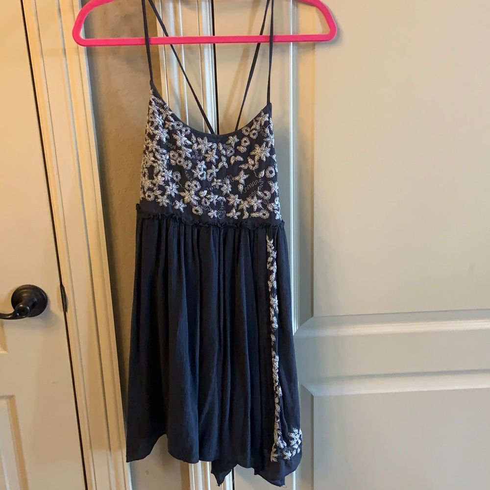 Navy blue dress
